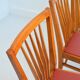 Set of 6 vintage chairs from the 1960s.