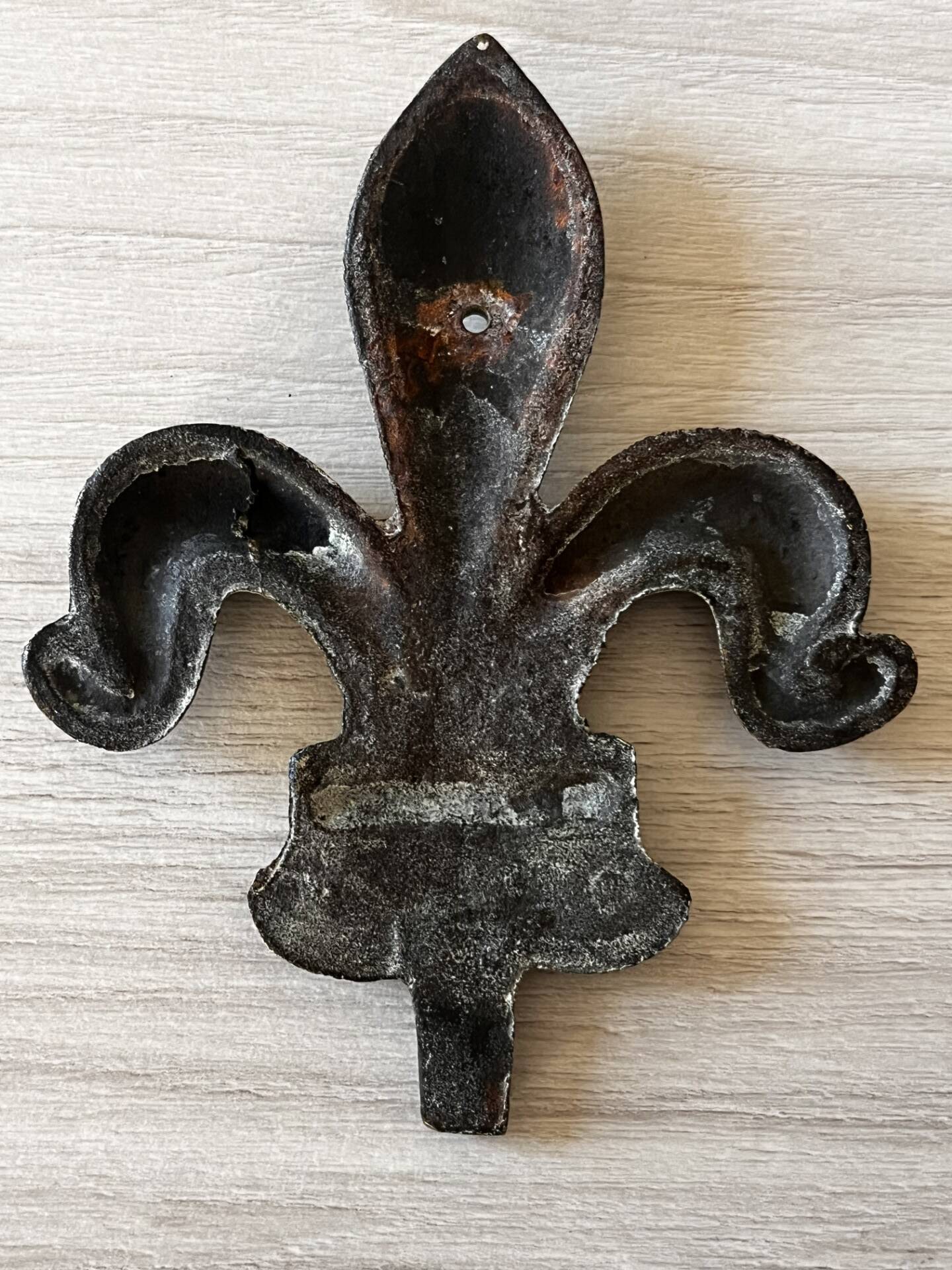 Brass fleur-de-lis