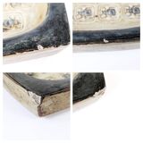 Brutalist Royal Copenhagen trinket tray by Jørgen Mogensen, 1960s