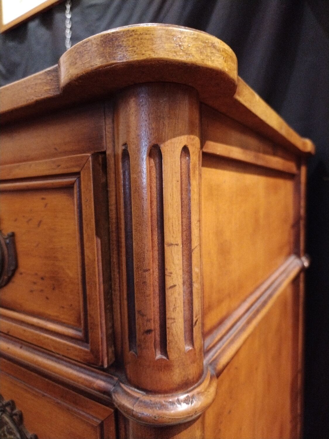 Chest of drawers 3 drawers Louis XVI style