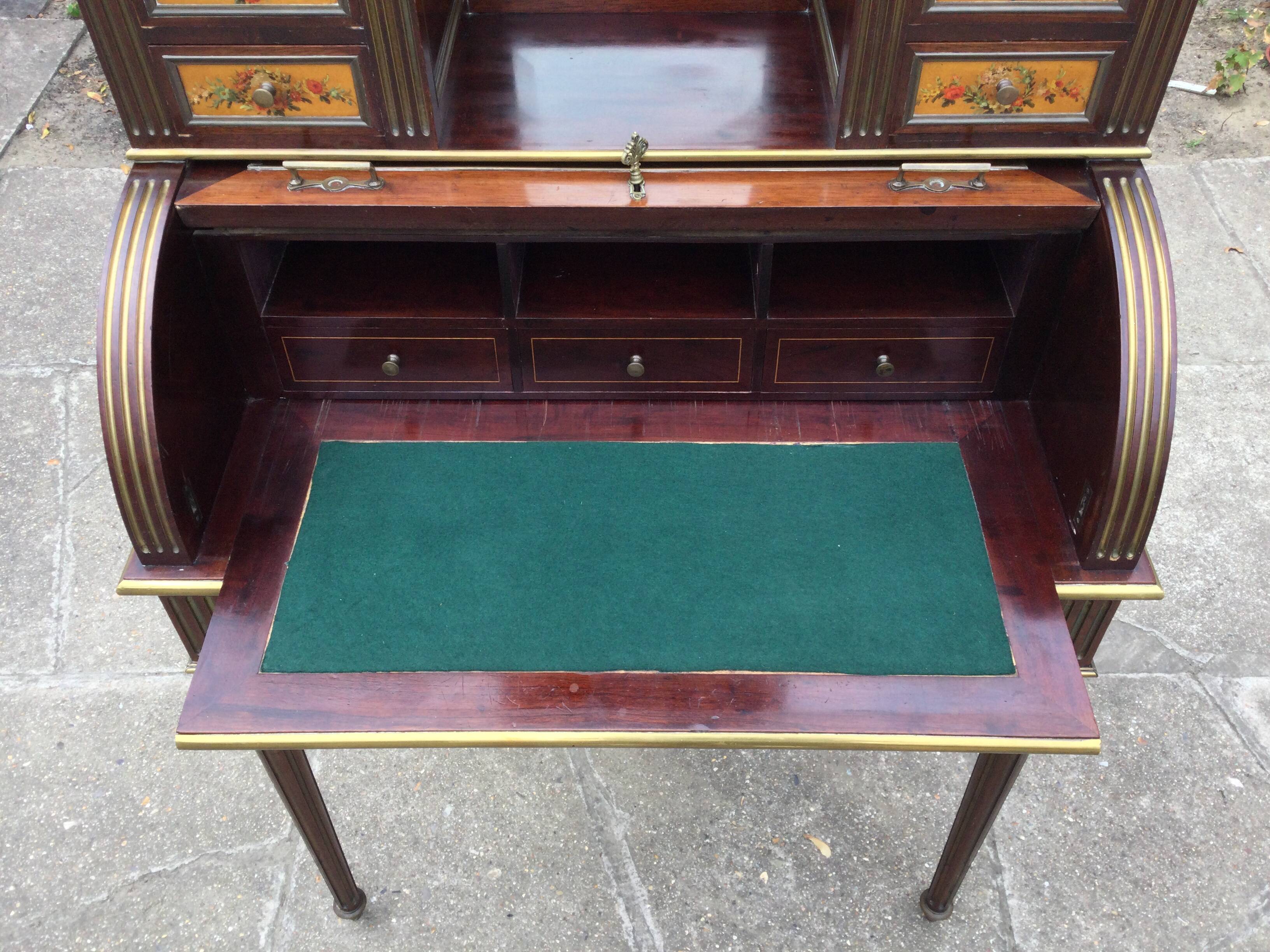 Louis XVI Style Mahogany Bonheur Du Jour