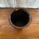 Antique Vase Scheurich Keramik Ceramic Brown Red West Germany Vintage #B767