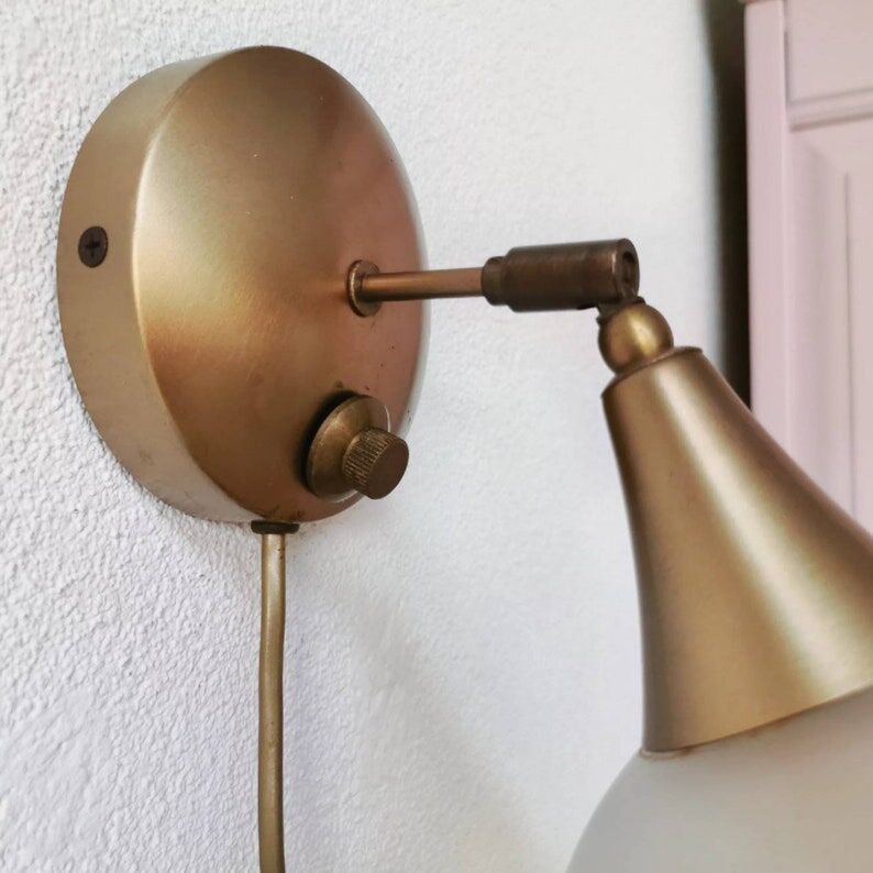 Golden Steinhauer wall lamp, 1980