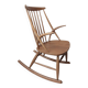 Scandinavian Rocking Chair by Illum Wikkelsø for Niels Eilersen, 1958
