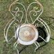 Fauteuil de jardin fer forgé vintage 1950