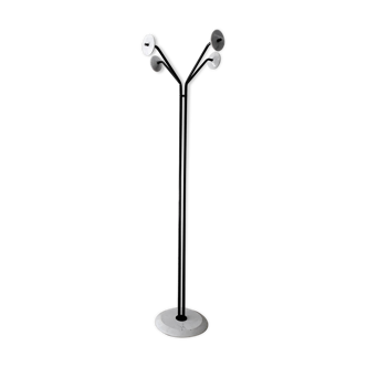 Parrot-shaped standing coat racks / Marble base and patères / Modern Mid-Century / Vintage 1960
