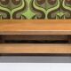 Brutalist coffee table oak 1970 vintage