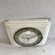 Ancienne pendule horloge vedette bakélite blanc france des années 50 vintage