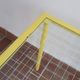 Giandomenico Belotti desk for Fly Line, yellow metal