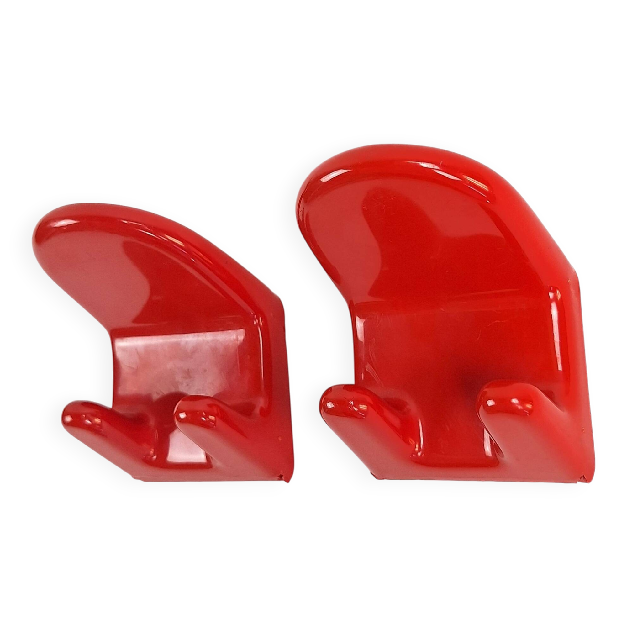 Paire de patères space age par Makio Hasuike pour Gedy, 1960