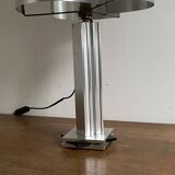 Space Age lamp with Max Sauze shade. 1970.