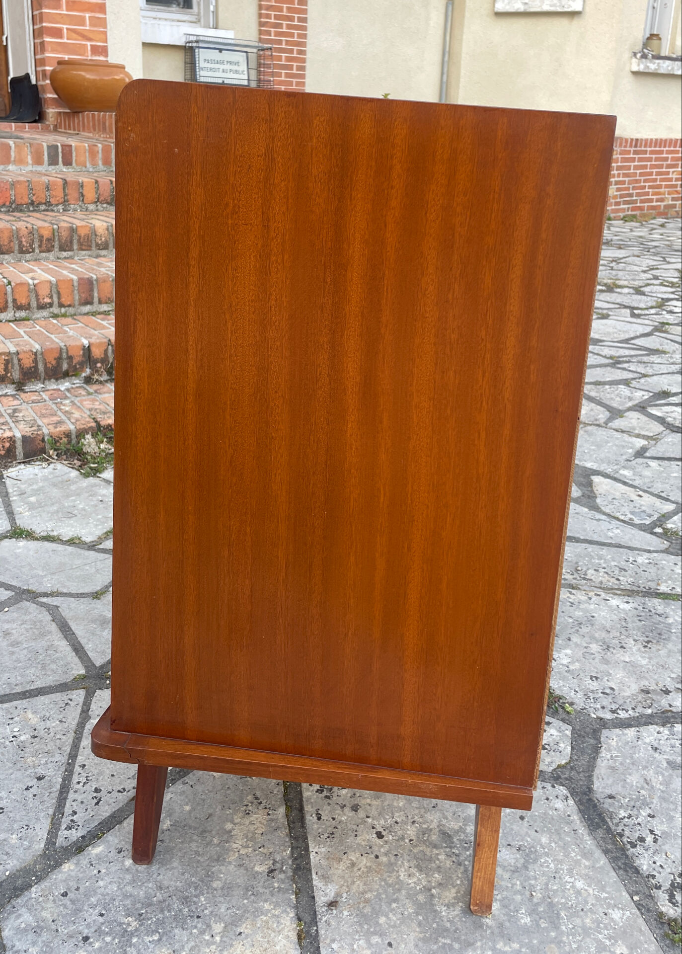 Commode vintage pieds compas 