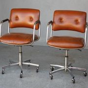 pair of armchairs vintage 1970 Tubulars