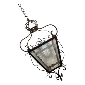 Wrought iron lantern