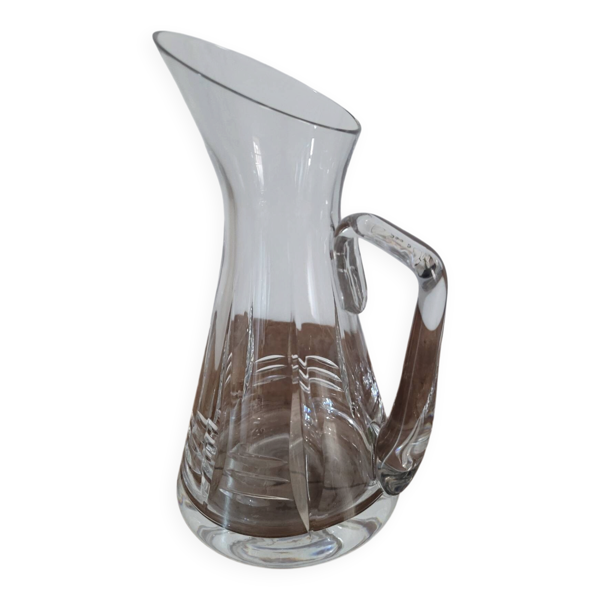 Art Deco crystal jug / pitcher
