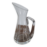 Art Deco crystal jug / pitcher