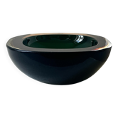 Grand vide poche / cendrier design en verre de Murano, Italie 1970