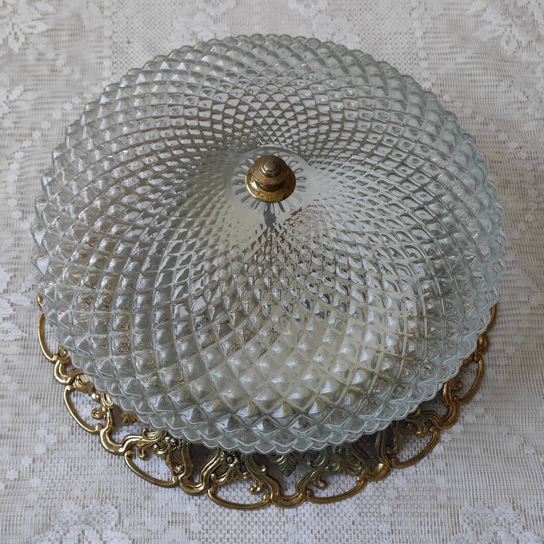 Large globe ceiling light