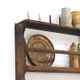 Antique Rustic Farmhouse Folk Art Kitchen Plate Rack / Schelves
