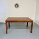 Extendable dining table Italian design 60 geometric rosewood