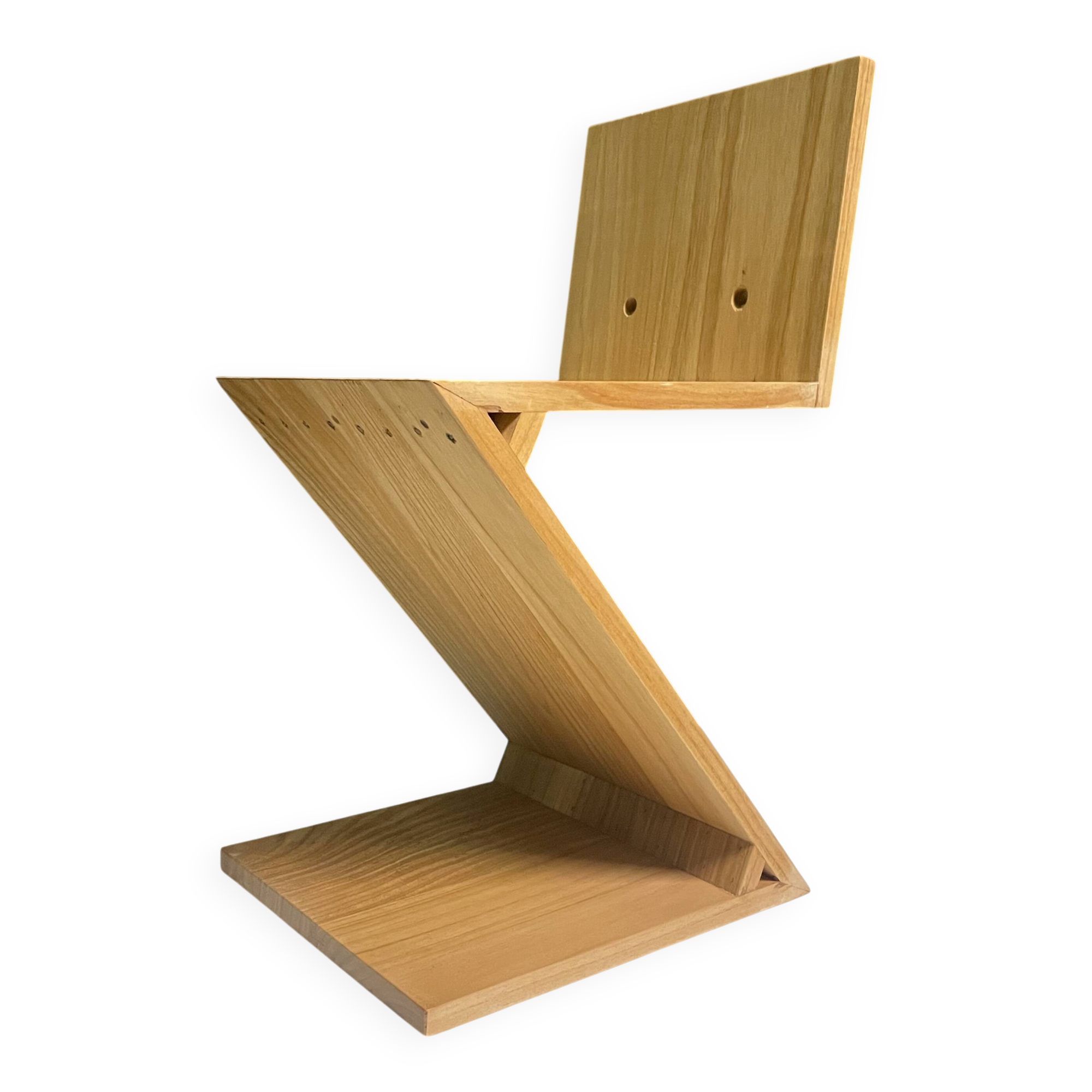 Chaise Zig Zag après Gerrit Rietveld