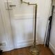 Lampadaire laiton et métal doré articulé