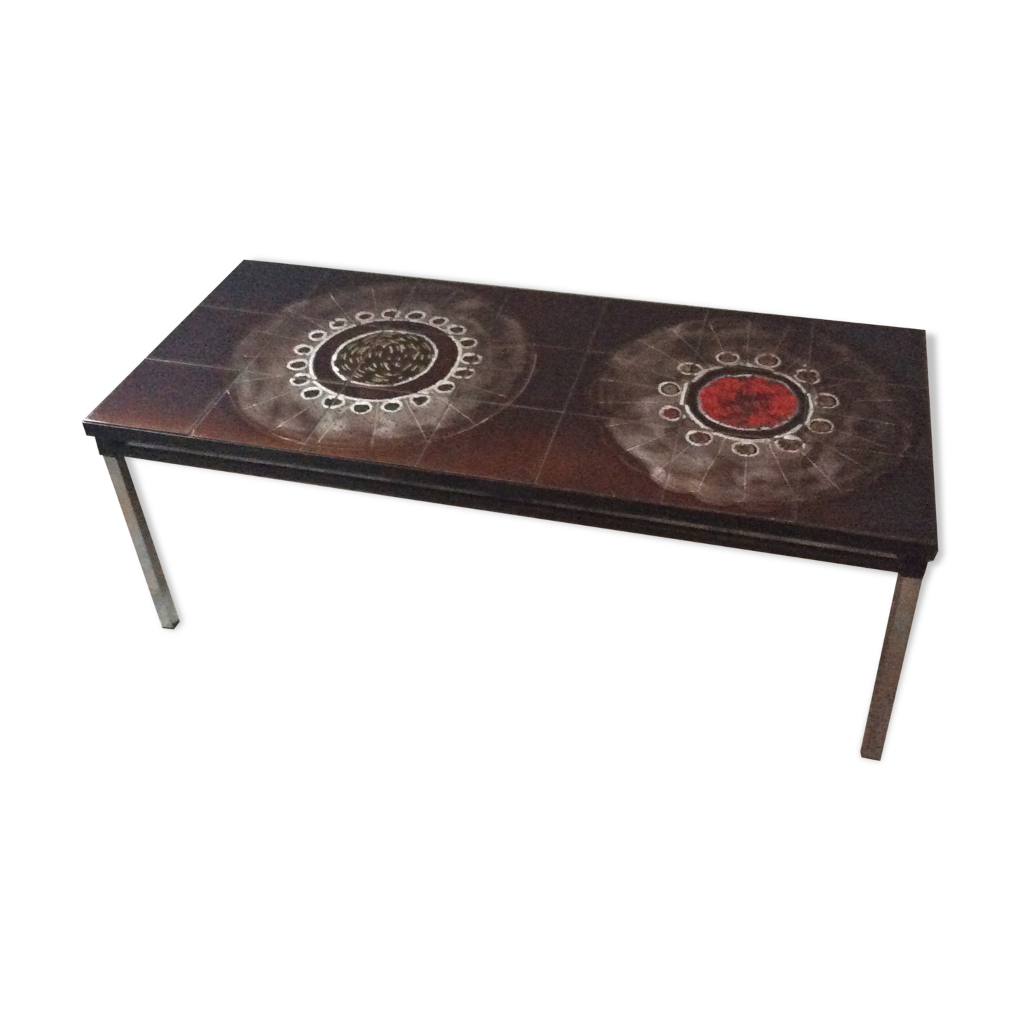 Vintage ceramic coffee table from the 70s