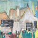 Painting, gouache and pastel chalk, Jacques Daufin, 1960s