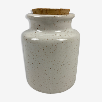 13cm beige cork sandstone pot