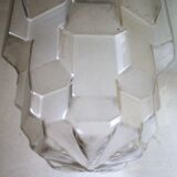 Suspension Deco with frosted glass globe