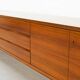 Enfilade minimaliste mid century en palissandre