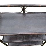 Dark Rattan Shelf
