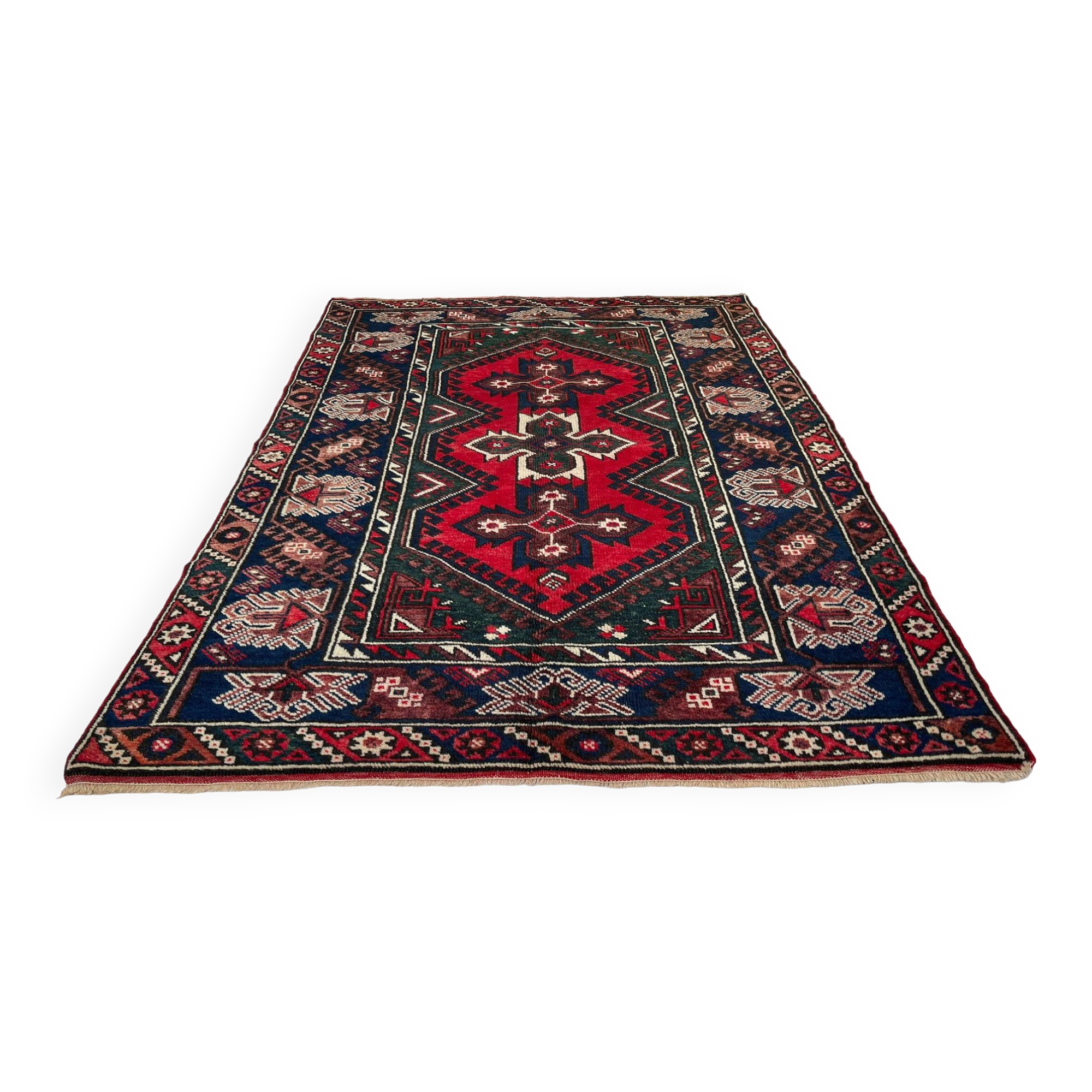 Vintage Turkish Dosemealti Rug ,191 x 131 cm