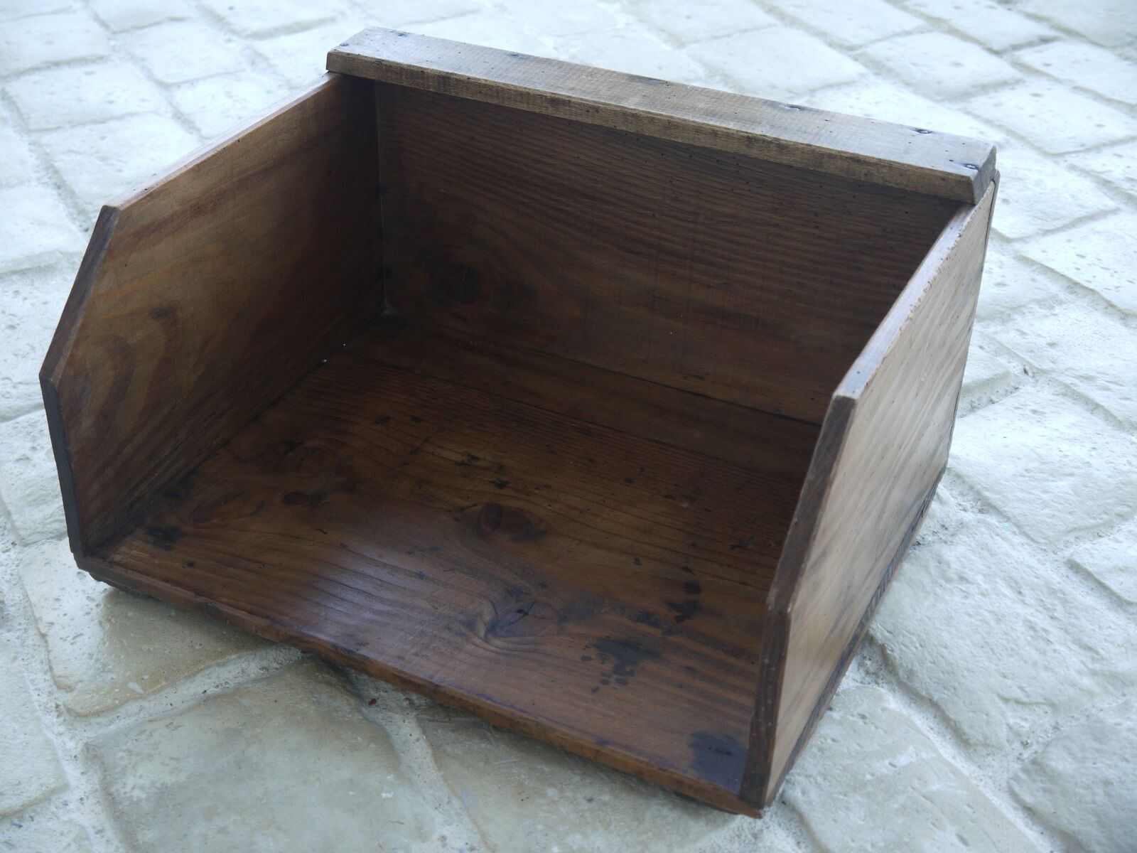 Old wooden lavender case