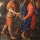 Peinture italienne antique du XVIIe siècle