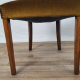 Set of two padded chamber armchairs