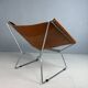 Pierre Paulin AP-14 cognac leather armchair for A. Polak, 1955