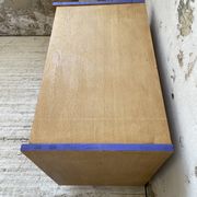 Colorful chest of drawers furniture 60s
