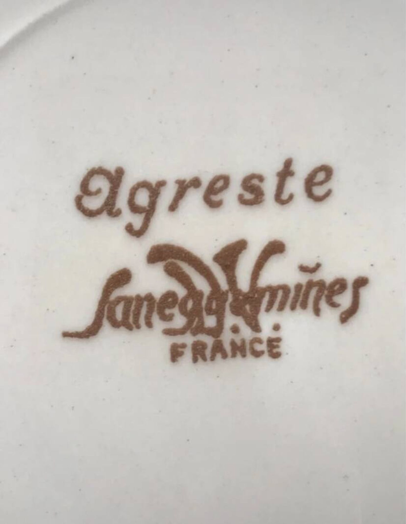 Assiettes creuses Agrest Sarreguemines