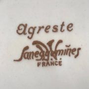 Assiettes creuses Agrest Sarreguemines