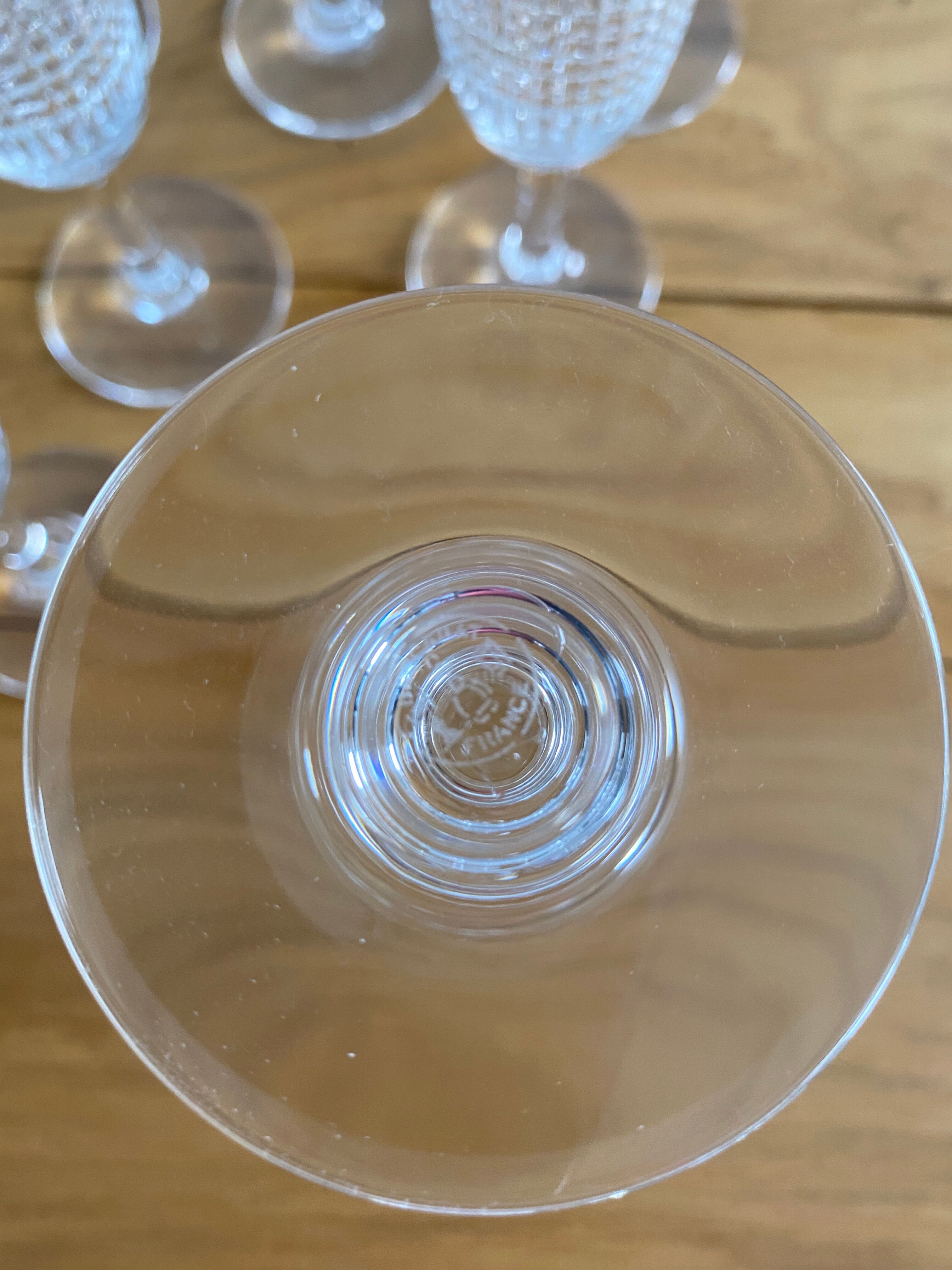 Baccarat champagne flute model Nancy