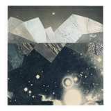 Collage on paper • mineralogie v