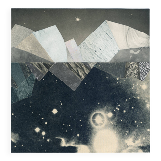 Collage sur papier • mineralogie v