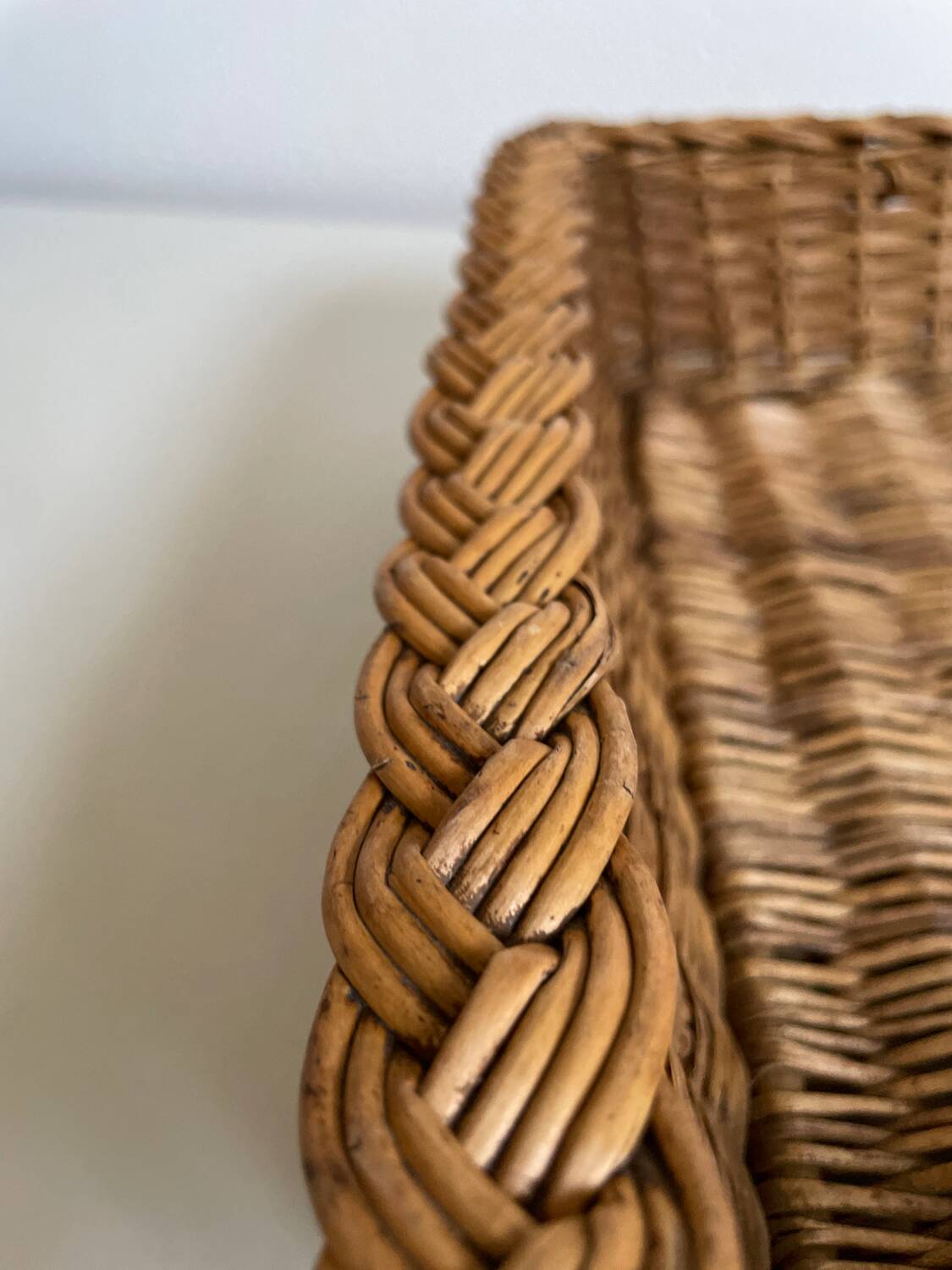 Old wicker basket