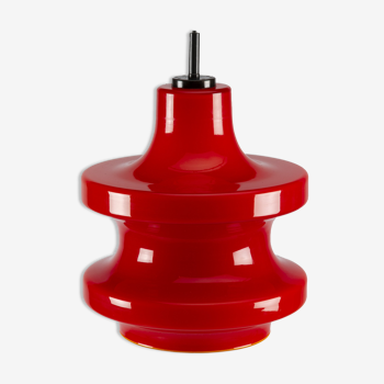 Red Glass Pendant Lamp for Peil & Putzler