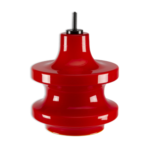 suspension en verre rouge