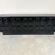 Black brutalist credenza, 1970s