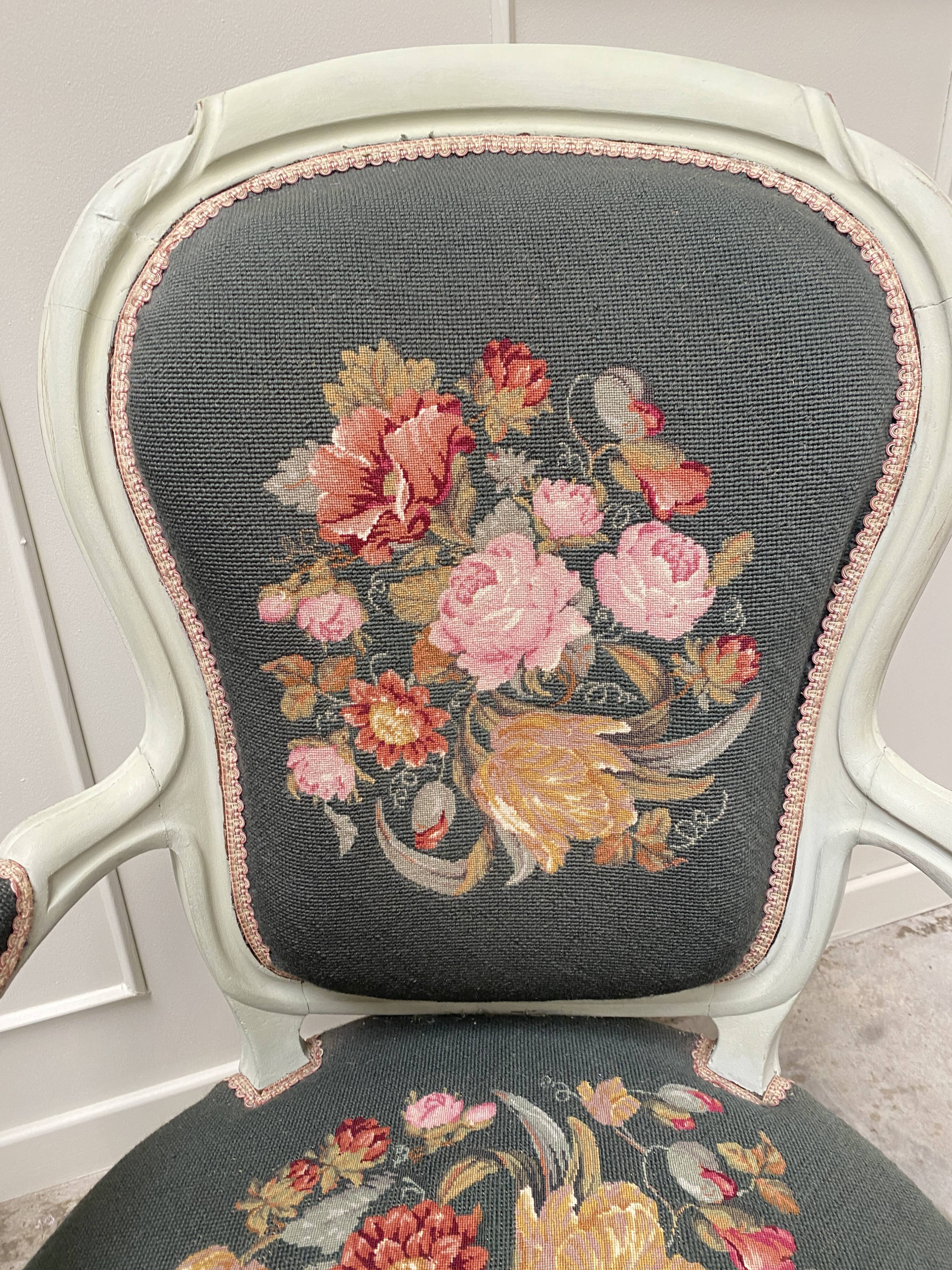 Fauteuil Louis XV rénové