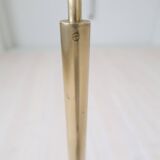 Sculptural modern brass floor lamps from the mid-century Luxus, Sweden, 1970s.