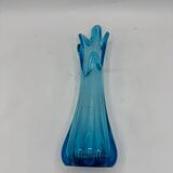 Blue glass vase, 1960s